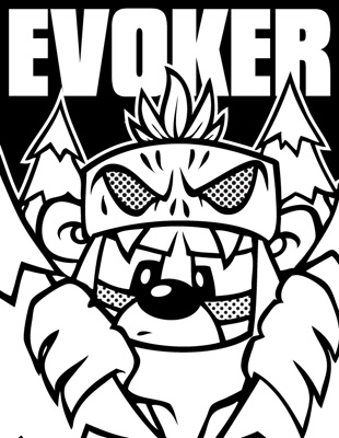 ewok ewoker evoker sticker