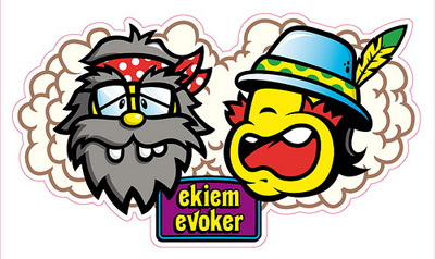 evoker ekiem cheech and chong sticker